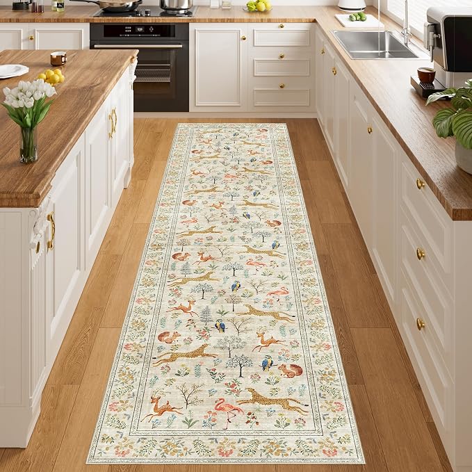 DUKINO Runner Rug, 2x8 Washable Kitchen Rugs - Image 5