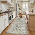 Madane Runner Rug 2'6''x8' Kitchen Runner, Hallway Runner Printed Vintage by Madane