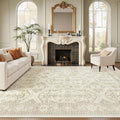 Soalmost 9x12 Area Rugs for Living Room, Non Slip Machine Washable Vintage Rugs by Soalmost