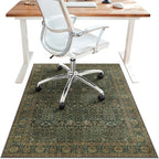 36"x60" Office Chair Mat for Hardwood Tile Floor, Under Desk Carpet Protector by BESBLEE