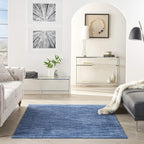 Nourison Home Nourison Essentials Navy Blue 4' x 6' Area Rug - Image 3