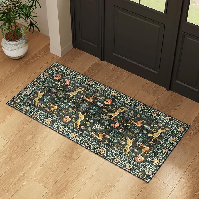 DUKINO 2x4 Rug for Hallway, Washable Kitchen Runner Rug - Image 6
