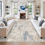 8x8 Square Area Rug Living Room – Non-Slip Washable Large Floor Carpet - Image 9