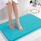 OLANLY Small Bathroom Rugs 24x16, Extra Soft Absorbent Chenille Bath Rugs by OLANLY