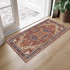 Moynesa Ultra-Thin Washable Kitchen Rugs, 2x4 Small Entryway Rug Door Mat Non by Moynesa