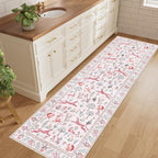 DUKINO 2.6x8 Rug for Hallway, Washable Kitchen Runner Rug - Image 3