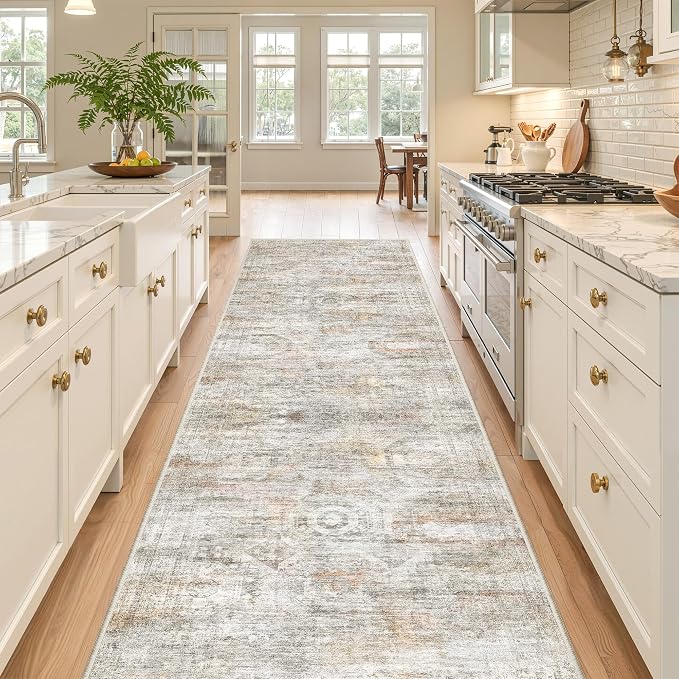 Kitchen Runner Rugs Non Skid Washable by Restydon