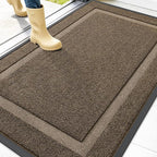 OLANLY Front Door Mat Indoor Outdoor Entrance, Waterproof All-Season, by OLANLY