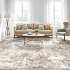 10x12 Area Rug Living Room: Washable Large Abstract Modern Soft Rugs Stain - Image 5
