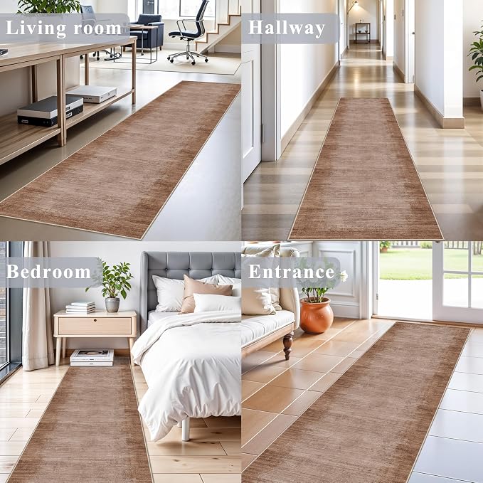2x10 ft Washable Hallway Runner Rug – Non-Slip Long Carpet Runners - Image 3