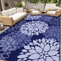 LuxStep Outdoor Rug Waterproof Outdoor Plastic Straw Rug Reversible Patio Rug by LuxStep