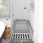 IOHOUZE Kitchen Hallway Runner Rug -2'x6' Boho Black White Entryway Runner Rugs - Image 6