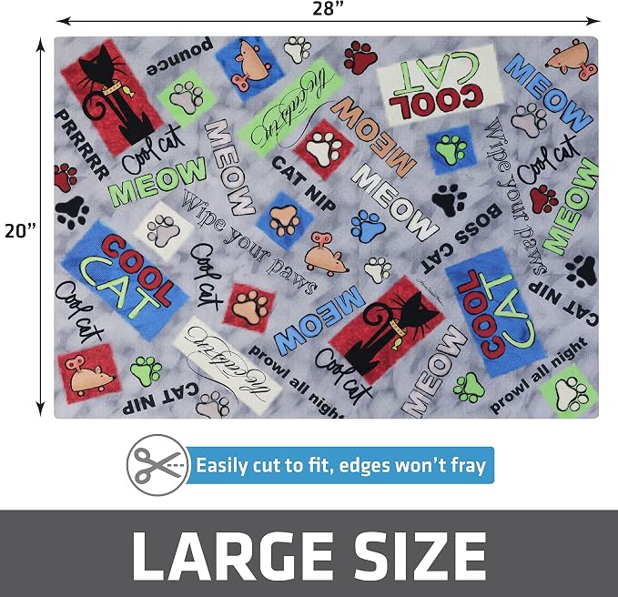 Drymate Cat Litter Box Mat, Litter Trapping Mat, Waterproof, Urine-Proof - Image 6