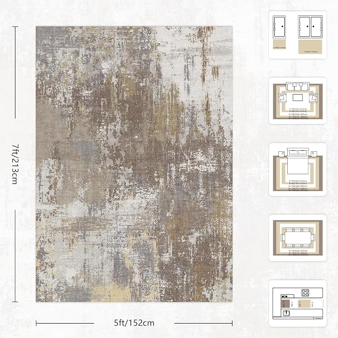 5x7 Rugs for Living Room - Image 2