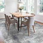 Washable Area Rug 9x12 Living Room – Neutral Modern Abstract Large Carpet - Image 9
