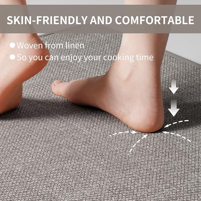 YDKGL Kitchen Mats for Floor, Super Absorbent Kitchen Rugs Non Slip Washable - Image 6