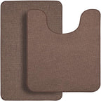 Bosap Bathroom Rugs Set 2 Pieces, Thin Bathroom Mats, Toilet Rugs, Quick Dry - Image 7