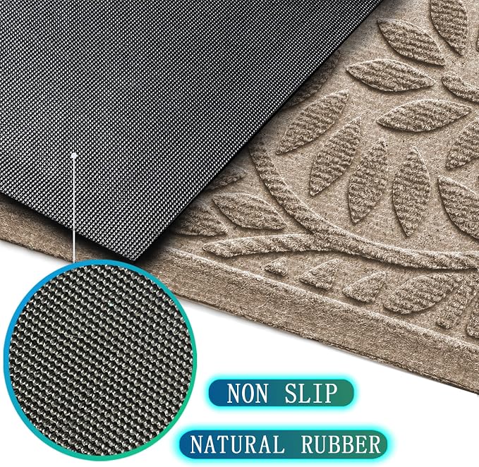 Bulijojo Front Door Mat Entrance, Durable Heavy Duty Welcome Mat, Thick - Image 5