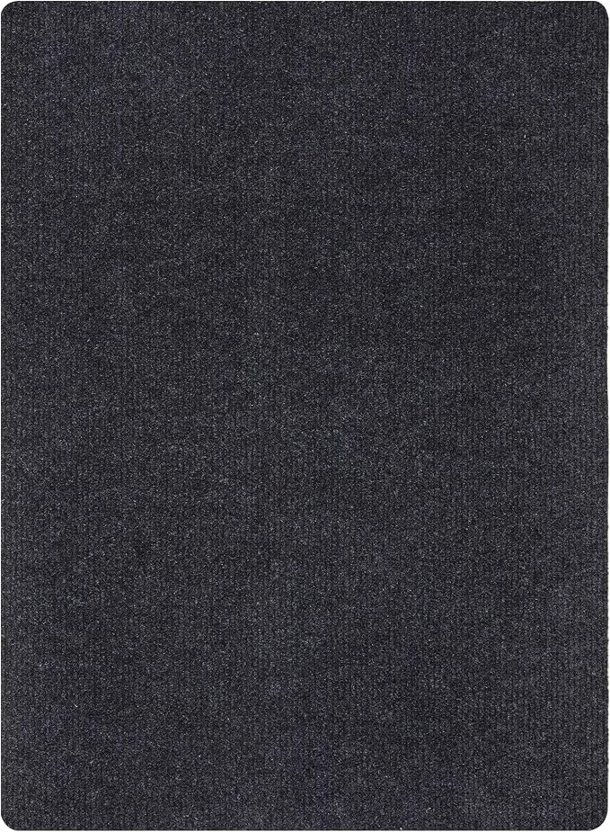 Ottomanson 5' x 6'6" Mud Mat Area Rug Scraper Carpet - Image 3