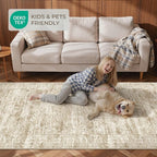 4x12 Runner Rug for Hallway, Low-Pile Wide Runner for Entryway, Long Washable - Image 9