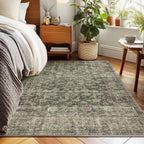 Machine Washable Throw Rugs for Entryway: Door Mat Indoor Entrance 3x5 Rug Boho - Image 5