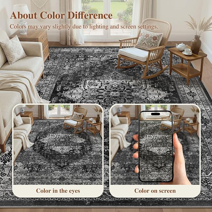 UERMEI 5x7 Area Rug Living Room Rugs - Image 7