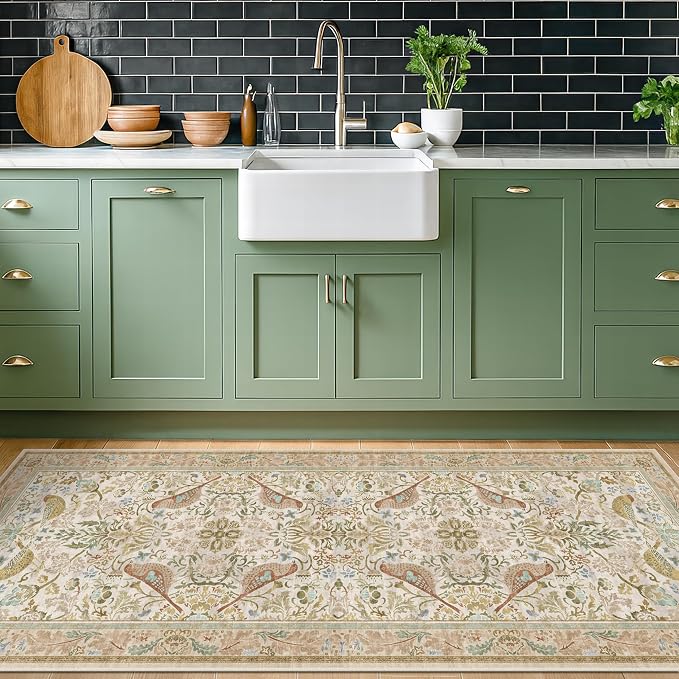 Hazo Haus Boho Bathroom Runner Rug 2x5 - Image 3