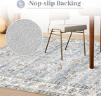XLUEZ Area Rug 10x14 Living Room Rugs, Machine Washable Vintage Distressed Boho - Image 7