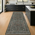 Non Slip 2x6 Kitchen Runner Rug Washable, Rubber Backed Bathroom Runner by HazoHaus