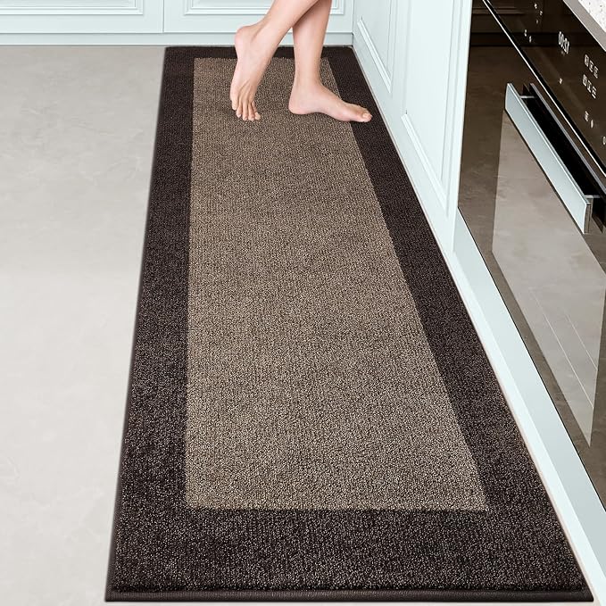 Machine Washable Kitchen Rug 24" x 84", Non Slip Kitchen Mat by Unknown