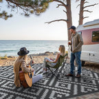 GENIMO Outdoor Rugs 8'x10' Waterproof, Reversible Mats, Area Plastic Straw Rug - Image 3
