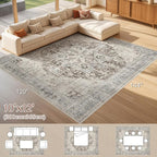 Tortania Area Rug Living Room Rugs - Image 8
