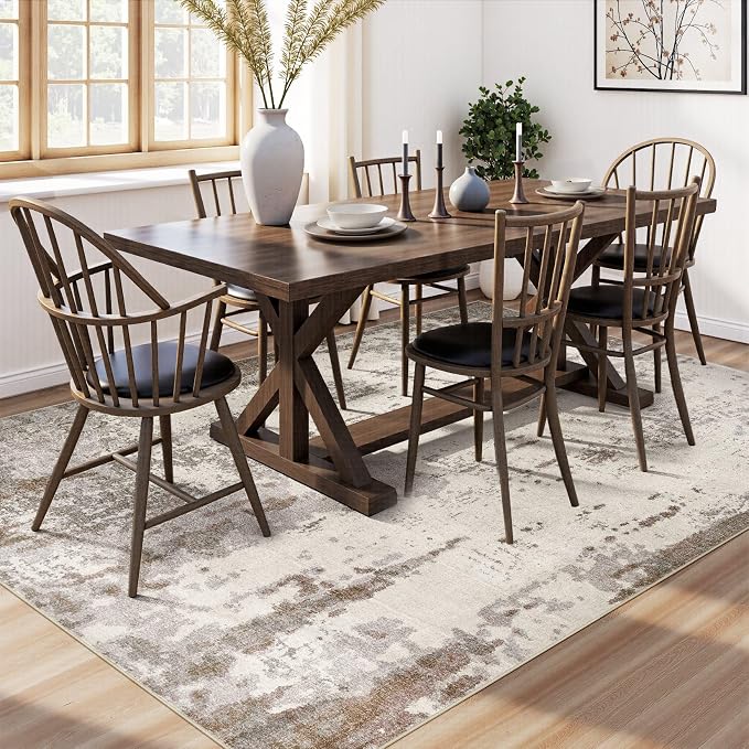 UERMEI 9x12 Washable Area Rug - Image 6