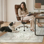 48"x60" Office Chair Mat for Hardwood Tile Floor, Under Desk Carpet Protector - Image 7