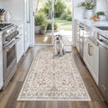 3x5 Kitchen Rug Washable Non-Slip, Soft Low-Pile Thin Door Mat by BYYVOORugsforYourHome