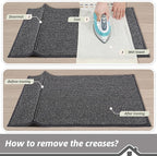 BEQHAUSE Dirt Trapper Door Mat 20" x 48", Non-Slip Washable Doormats Entrance - Image 9