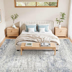 8x10 Area Rugs for Living Room, Non-Slip Backing Large Washable Rug for Nursery by Restydon