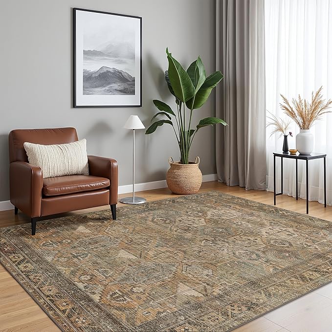 Bavni Washable Rug 8x10 Area Rug - Image 4