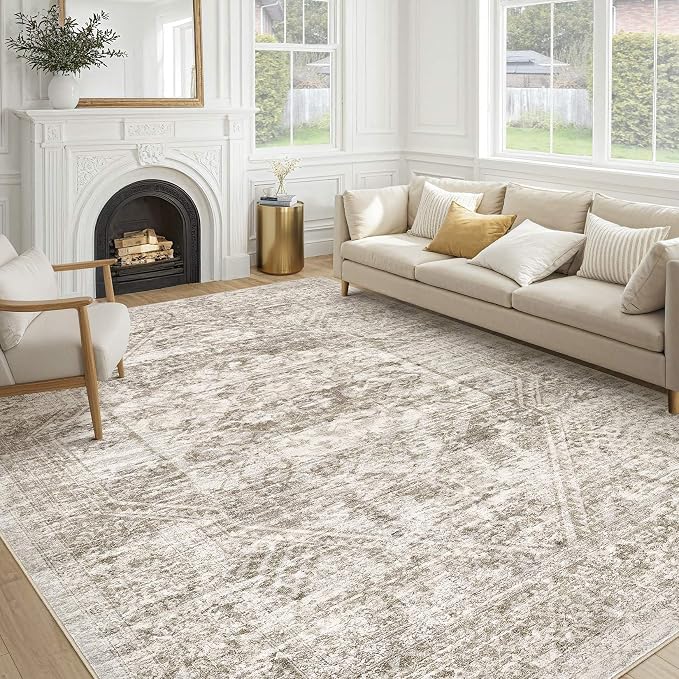 Vintage Living Room Area Rug 9x12 by COTILED