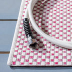 SAFAVIEH Courtyard Collection 2'3" x 8' Ivory/Pink CY8521 Indoor/ Outside - Image 6