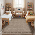 GarveeHome Scalloped Washable Rug 3x5 Non-Slip Low-Pile Indoor Rugs by GarveeHome