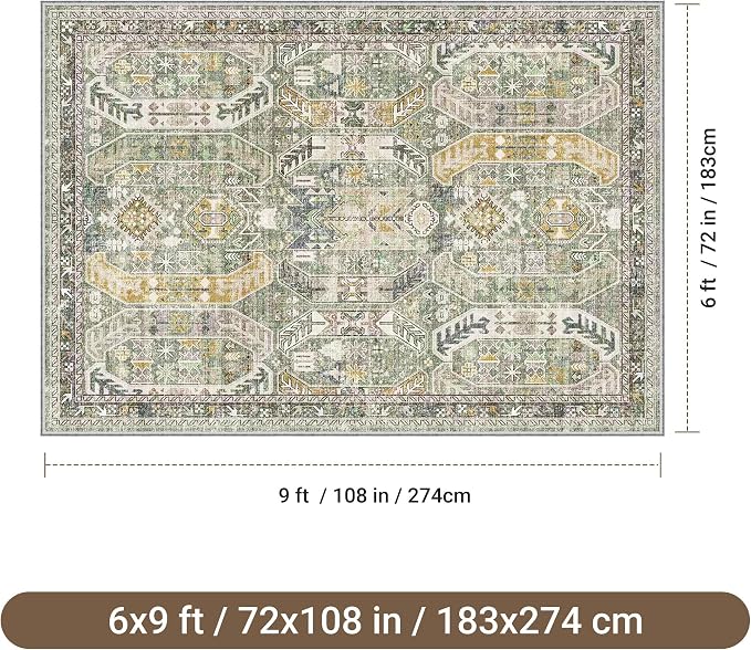 befbee 6x9 Area Rugs for Living Room - Image 2