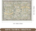 befbee 6x9 Area Rugs for Living Room - Image 2