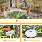 Upgrade Ultra Non Slip Kids Car Rug, Kids Road Playmat Rug - Image 6