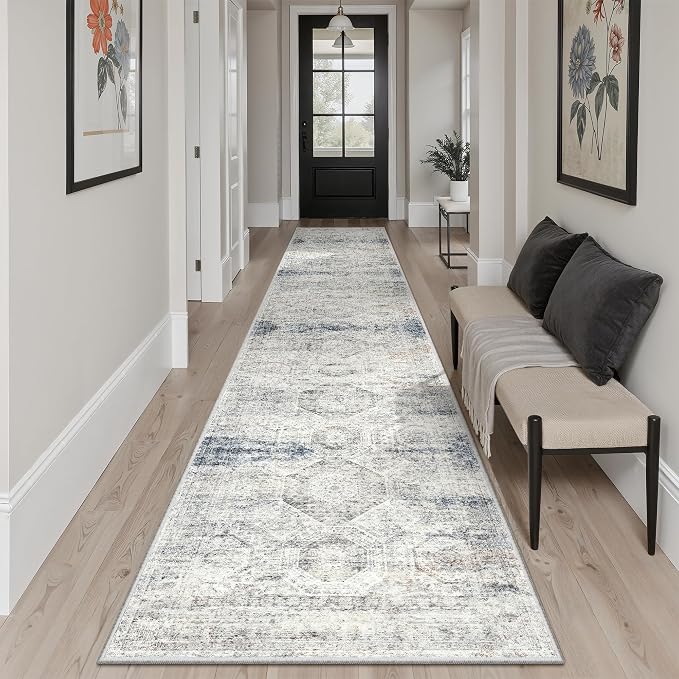 Soalmost Runner Rug 2x12 Washable Non-Slip Hallway Runner Rugs - Image 4