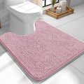 OLANLY Toilet Rugs U-Shaped 24x24, Extra Soft Absorbent Chenille Contour by OLANLY