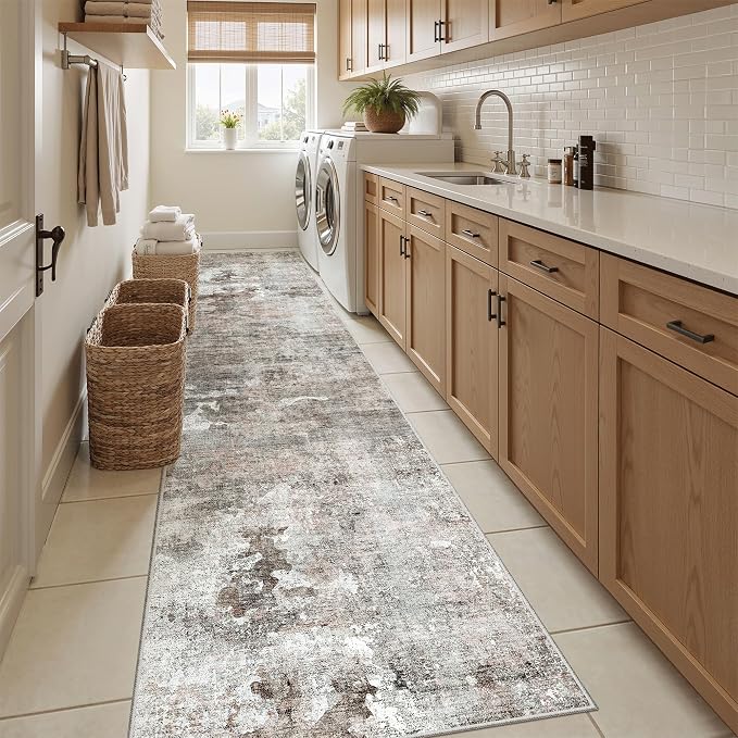 Soalmost Runner Rug 2x12 Washable Non-Slip Hallway Runner Rugs - Image 4