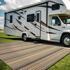GENIMO Outdoor Rug for Patio Clearance, Lightweight Waterproof RV Camping Mat - Image 3