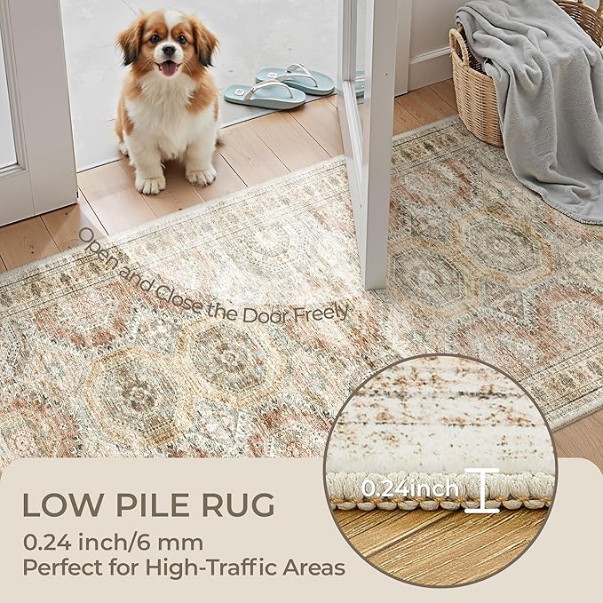 2x5 Rug Runner Washable for Entryway, Soft Bathroom Rugs - Image 6