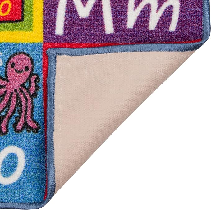 KC Cubs Bilingual Educational Kids Rug – English & Spanish ABC, Seasons & Days - Image 5
